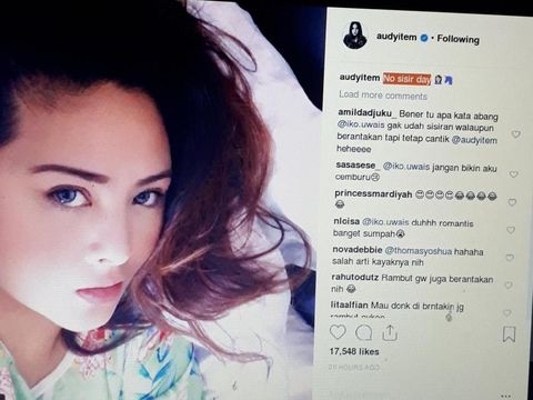 Komentar Iko Uwais Dipostingan Audy Item Bikin Netter Geregetan