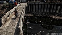 Begini kondisi terkini Kali Gendong di Penjaringan, Maura Baru, Jakarta Utara, Jumat (16/11/2018).