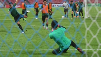 Hadapi Thailand, Skuat Garuda Jajal Stadion Rajamangala