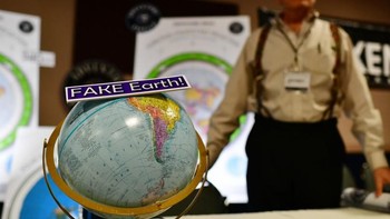 Bumi bulat disebut sebagai kepalsuan oleh mereka meskipun sudah begitu banyak bukti yang ada. Foto: Denver Post