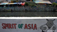 Sebelumnya, waring dipasang guna mensukseskan ajang Asian Games dan Asian Para Games 2018.