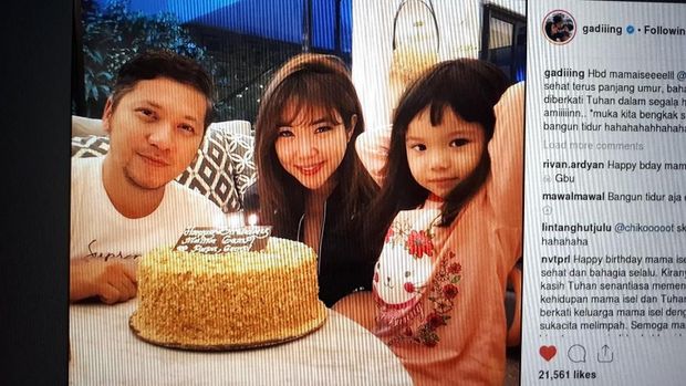 Gading Marten, Gisel, dan Gempita.