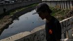 Kondisi Kali Gendong di Penjaringan Kian Terbengkalai