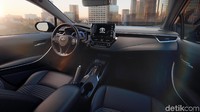 Pada bagian kabin, desain interior didasarkan pada konsep minimalis sensitif yang digabungkan dengan tepat untuk panel instrumen. Desain ini memberikan ruang yang lebih lega tanpa mengurangi kenyamanan pengguna. Istimewa/Toyota. 