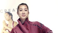 Jennifer Bachdim saat ditemui di kawasan Grand Indonesia, Jakarta Pusat pada Kamis (15/11). Pool/Palevi S/detikFoto.