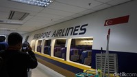 Latihan awak kabin SIA sama persis dengan Garuda Indonesia Training Center. Bedanya kelas penumpang lebih banyak yakni ekonomi, ekonomi premium, bisnis, first class, hingga suite class (Masaul/detikTravel)