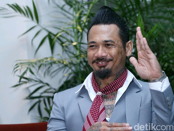 Jerinx SID saat ditemui di kawasan Epicentrum.