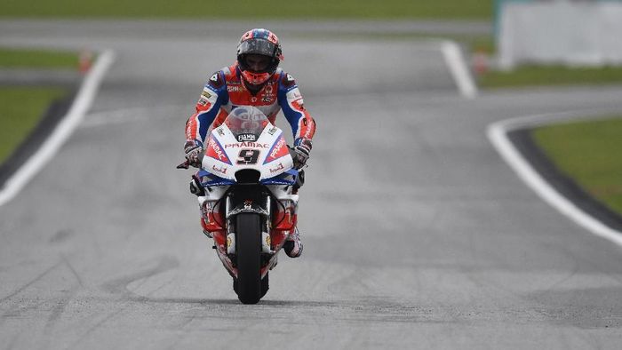 Danilo Petrucci tercepat di sesi kedua latihan bebas MotoGP Valencia (Mirco Lazzari gp/Getty Images) Danilo Petrucci tercepat di sesi kedua latihan bebas MotoGP Valencia (Mirco Lazzari gp/Getty Images)