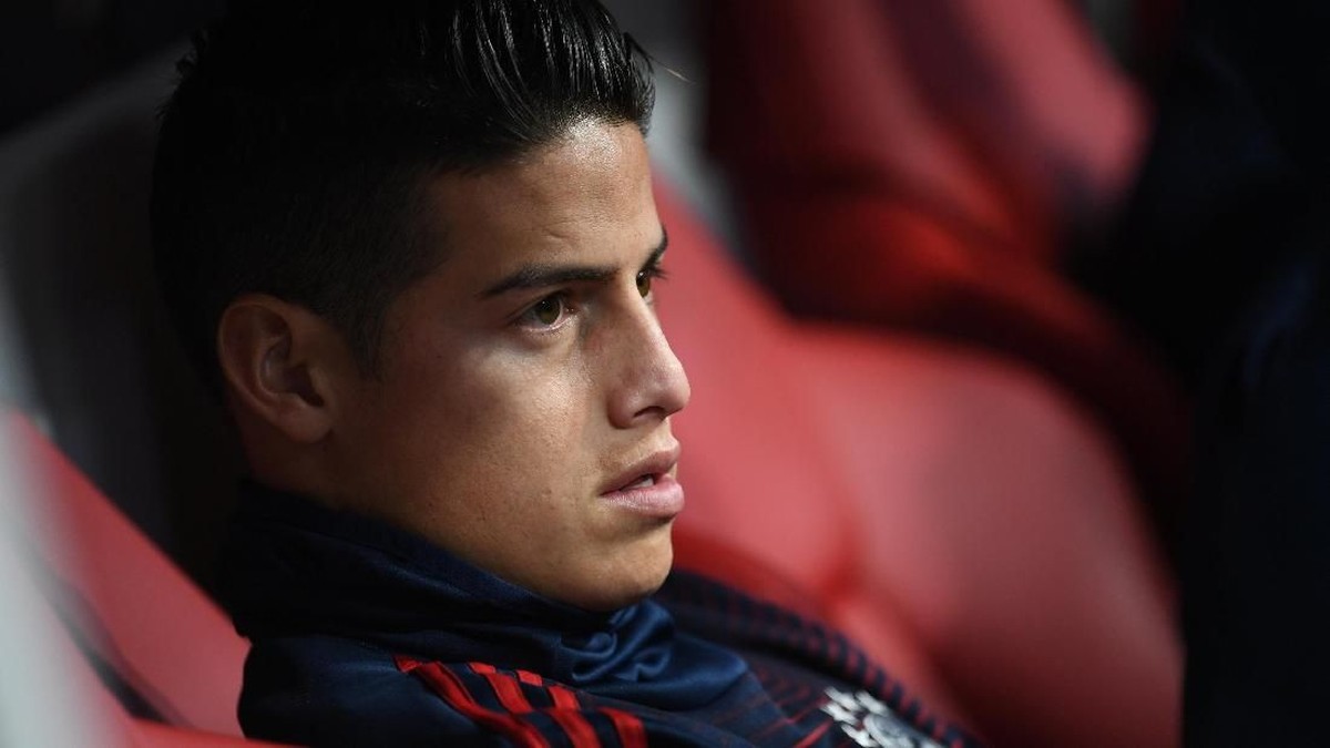 James Rodriguez dikabarkan akan direkrut Juventus kalau Paulo Dybala bisa dijual di musim panas. Foto: Andreas Gebert/Reuters