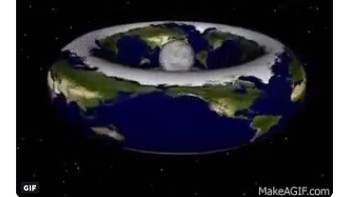 Dalam Bumi Donat, Bulan akan naik turun. (Foto: Internet/Twitter)