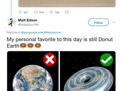 Ramai Teori Bumi Donat: Homer Simpson dan Pikachu Ikut Muncul