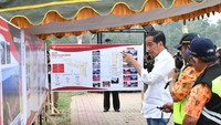 PLBN Sota, sama seperti PLBN lain yang telah dibangun kembali, rencananya juga akan dilengkapi berbagai fasilitas pendukung seperti pos imigrasi dan pos karantina.Foto: Laily Rachev/Biro Pers Setpres.