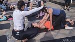 Ciat! Atlet Simone Julia Beri Tips Melindungi Diri dengan Jiu-jitsu