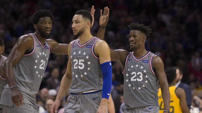 Jimmy Butler bawa Sixers taklukkan Utah Jazz (Mitchell Leff/Getty Images) Jimmy Butler bawa Sixers taklukkan Utah Jazz (Mitchell Leff/Getty Images)