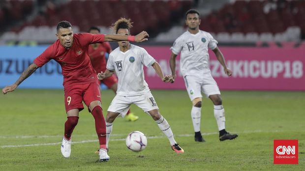 Timnas Indonesia bru menang satu kali di Piala AFF 2018.