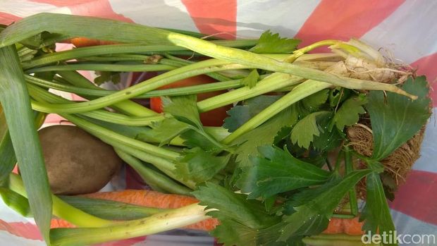 Bahan untuk sayur sup