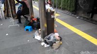 Masih Banyak Sampah Berceceran di CFD Jl MH Thamrin, Apa Sebab?