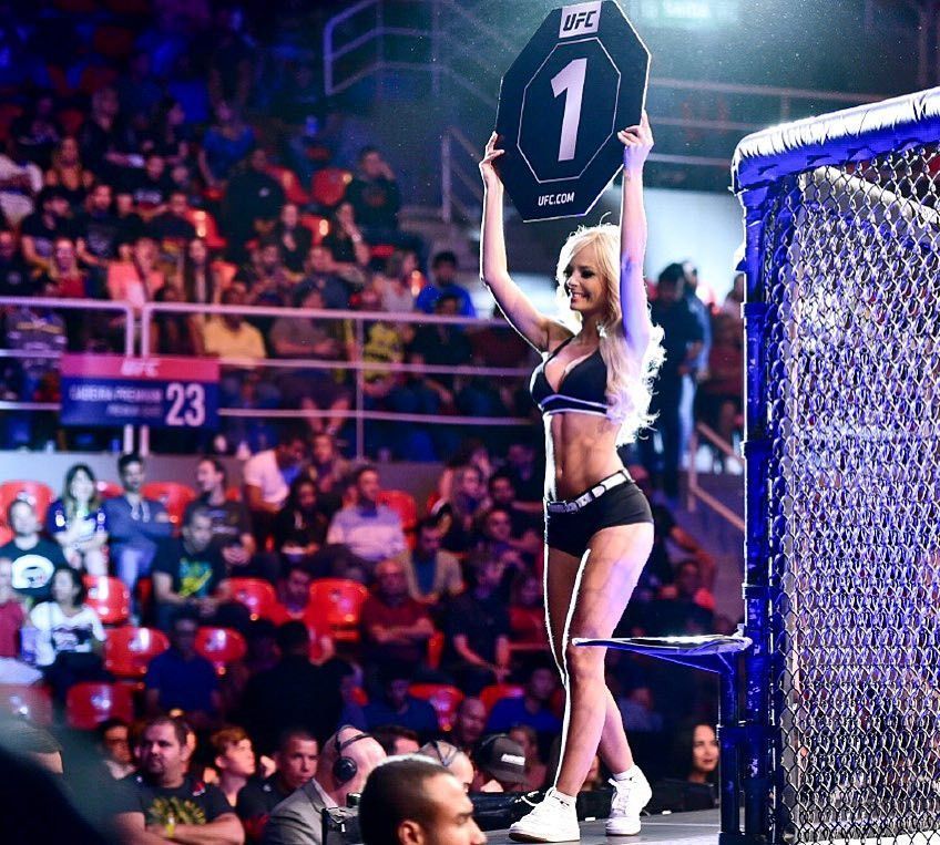 Liburannya Gadis Papan Ronde Seksi UFC, Jhenny Andrade
