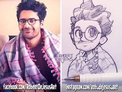 Seniman Ini Ubah Foto Orang Jadi Anime Lucu
