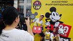 Ribuan Orang Padati Hari Ulang Tahun Mickey Mouse di Jakarta