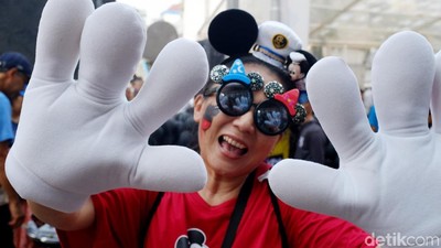 Ramainya Peringatan HUT ke-90 Mickey Mouse di Sarinah