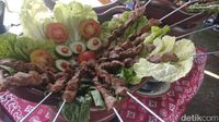 Puluhan Peserta Adu Kebolehan Festival Sate Klatak di Bantul