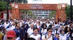 Gaya Rini Soemarno Jalan Sehat Bareng Arcandra dan Sofyan Basir