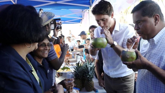 Momen Kulineran PM Kanada hingga Rp 50 Ribu untuk Belanja Makanan
