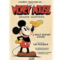 Poster vintage Mickey Mouse sudah jarang ditemukan di era 2000-an. Kalaupun ada, kondisinya sudah rusak. Poster film Mickey Mouse yang rilis pada 1928 termasuk salah satu yang berhasil bertahan dalam kondisi bagus. Maka saat dilelang, poster laku terjual dengan harga Rp 1,4 miliar. Foto: Dok. Catawiki