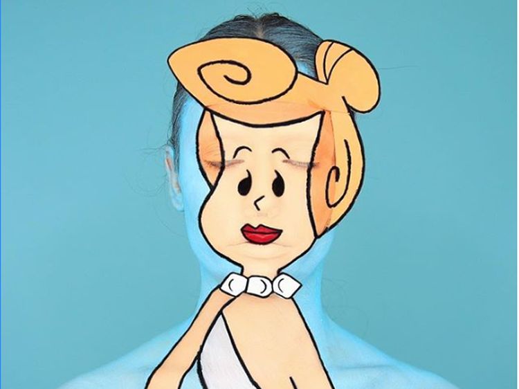 Keren! Selebgram Jago Makeup Ini Menjelma Jadi Kartun