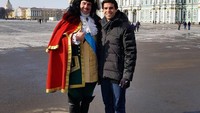 Saat Kaka jalan-jalan di St Petersburg, Rusia (Instagram/kaka)