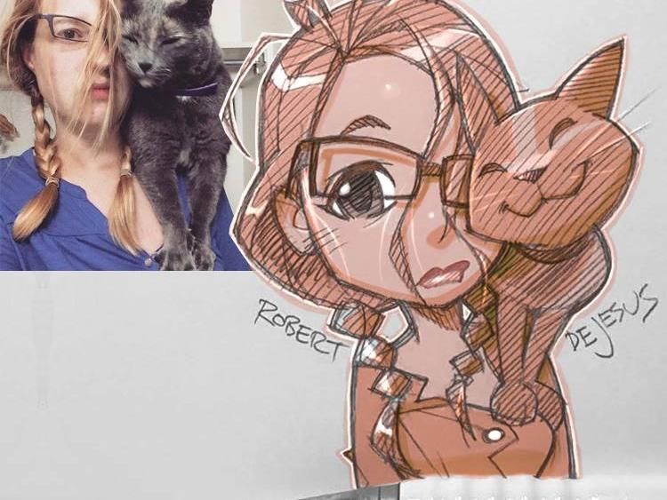 Seniman Ini Ubah Foto Orang Jadi Anime Lucu