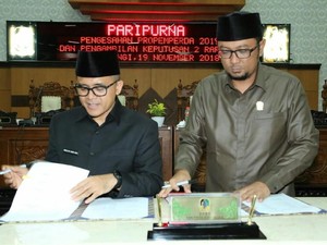 Raperda APBD 2019 Disetujui, Ini Besaran Belanja Daerah Banyuwangi