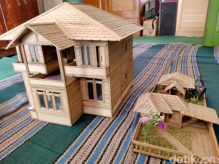 Artikel Langkah Langkah Membuat Miniatur Rumah Dari Bambu 