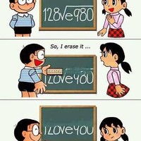 Coba minta si doi untuk menyelesaikan hitungan ini di papan tulis. Jika gebetanmu tak mengerti, kamu bisa saja menghapus bagian atas dari angka-angka tersebut sehingga membentuk kalimat I love you. Foto: Istimewa