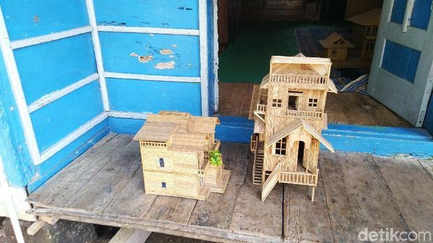 Pemuda Ciamis Sulap Limbah Bambu Jadi Karya Seni Bernilai Tinggi