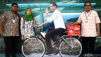 Koalisi Save Ibu Nuril menyambangi Kantor Staf Presiden (KSP) di Jakarta, Senin (19/11/2018).