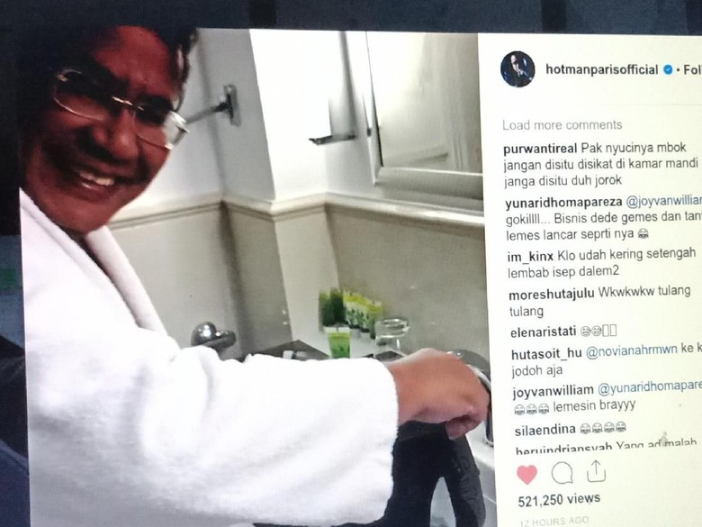 Terinspirasi Jackie Chan, Hotman Paris Cuci Celana Dalam di Hotel Mewah Terinspirasi Jackie Chan, Hotman Paris Cuci Celana Dalam di Hotel Mewah