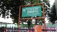 Mungkin ada di antara traveler asal Jakarta yang merupakan fans dari klub sepakbola Persija. Sejarahnya, Persija berawal dari Stadion VIC di daerah Petojo, Jakarta Barat (Randy/detikTravel)