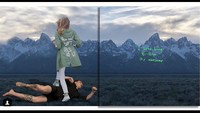 Album Kanye West dengan menampilkan sosok Melanie Trump. Dok. Instagram/igor.lipchanskiy