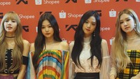 Jisoo pun mengaku senang bisa bekerja sama dengan Shopee. Foto: Septiana Ledysia