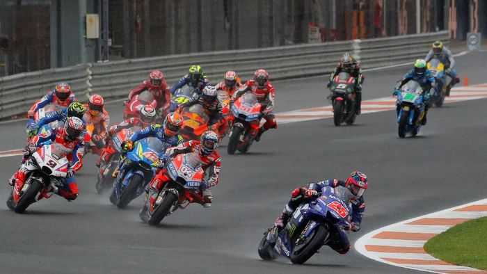 Live streaming MotoGP Valencia bisa disaksikan di sini. (Foto: Heino Kalis/Reuters) Live streaming MotoGP Valencia bisa disaksikan di sini. (Foto: Heino Kalis/Reuters)