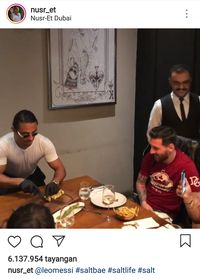 Ini Dia Menu Beefsteak yang Dinikmati Messi dan Pogba di Restoran Salt Bae