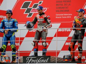 Dovizioso Juara Balapan Ekstrem di MotoGP Valencia