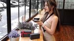 Pose Kulineran Tanaya Alyssia, Selebgram Seksi Teman Dekat Al Ghazali