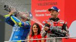 Dovizioso Juara Balapan Ekstrem di MotoGP Valencia