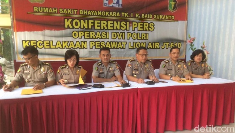 RS Polri Setop Pemeriksaan DNA Korban Lion Air 23 November RS Polri Setop Pemeriksaan DNA Korban Lion Air 23 November