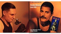 Waduh, saat pemotretan album solonya ternyata Freddy Mercury lagi ditato. Dok. Instagram/igor.lipchanskiy