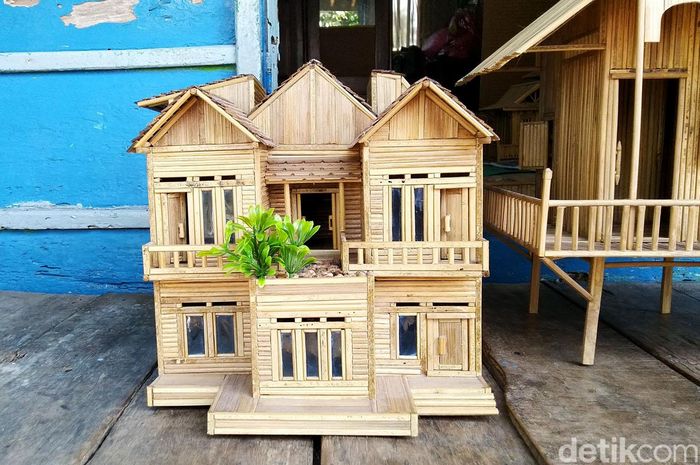 5700 Koleksi Gambar Miniatur Rumah Bambu Gratis