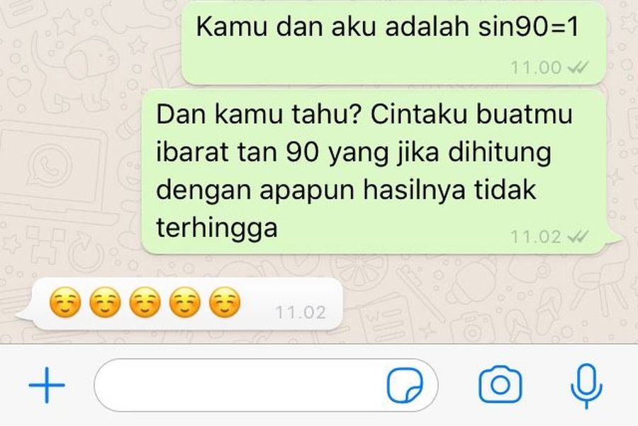 Berbagai Gombalan A La Rumus Matematika Yang Boleh Banget Dicoba